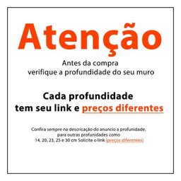 Caixa De Correio carta F Inox polido brilhante espelhado c tarja branca 20 cm profundidade - 2
