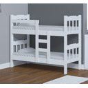 Ver imagem 1 de Beliche de Madeira Branca Solteiro Pérola Branco