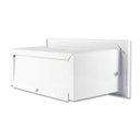 Ver imagem 4 de Caixa Correio Carta Luxo Hat Chapeu Branca Fosca 23 Cm Profundidade