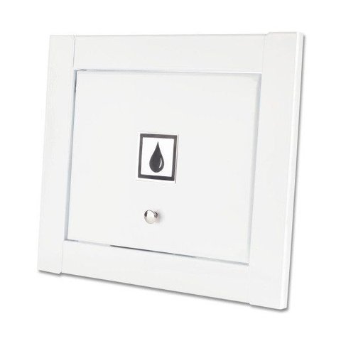 Visor Água Energia Linear Hat Branco Fosco Top Design Moderno Inovador