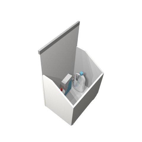 Encaixe para Lavanderia Multiuso com Rodinhas Armário Nicho Embutir Gabinete Tanque