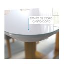 Ver imagem 5 de Conjunto Sala de Jantar Mesa Munique 6 Cadeiras em Linho Móveis Mundial