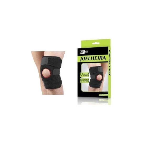 Joelheira Articulada Reforçada Flexível Neoprene Ajustável - 3