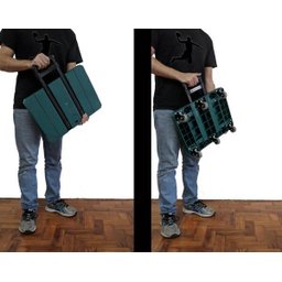 Carrinho Carga Plataforma Dobrável Multiuso E Multifuncional - 3