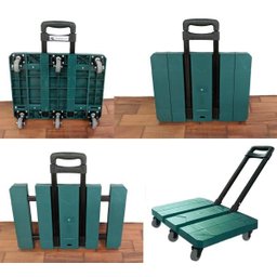 Carrinho Carga Plataforma Dobrável Multiuso E Multifuncional - 4