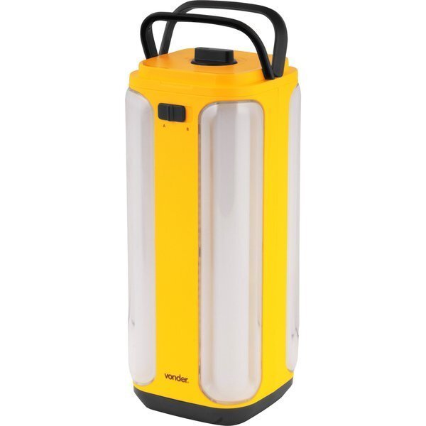 Lanterna Recarregável para Acampamento LED Vonder Camping Mão - 80.75.084.350: Amarela - 3