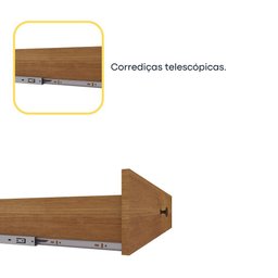 Guarda Roupa Casal em MDF 6 Portas 4 Gavetas Suecia Tcil Tcil Móveis Roupeiro Casal Suécia Cinamomo  - 8