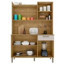 Ver imagem 4 de Kit Cozinha Ambiente Gênova 6 Portas Freijó Soft - Kits Paraná