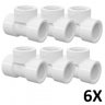 Kit 6 Tee PVC Roscável 1" (32Mm) Branco Tigre - 1