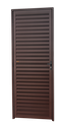 Ver imagem 1 de Porta Veneziana Alumínio 80 D.L25 Marrom Corten Brimak