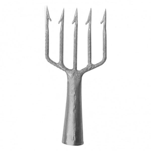 Fisga Pesca Mergulho 5 Farpas De 6 Mm Tamanho 20,5 X 9,5 Cm - 1