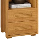 Ver imagem 3 de Kit 2 Mesas de Cabeceira 2 Gavetas Lóquio 100% Mdf - Casa Chick Cinamomo
