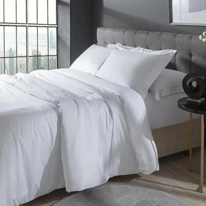 Capa de Edredom Queen 300 Fios Duvet Kacyumara Branco