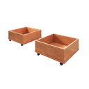Ver imagem 4 de Cama Solteiro com 2 Baus Organizador e Escada Luna Plus Nature