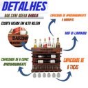 Ver imagem 4 de Barzinho Adega Parede - Bar Doce Bar - 60 x 51 Imbuia