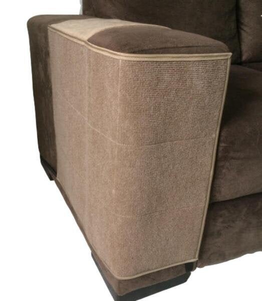 Arranhador de Gato e Protetor de Sofá-par-grande-cor Bege - 2
