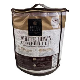 Edredom King Pluma de Ganso Hotel Grand White Down Comforter Importado - 4