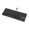 TECLADO MECANICO REDRAGON DAKSA PRETO KEYBOARD SWITCH MARROM ABNT2 - 2