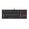 TECLADO MECANICO REDRAGON DAKSA PRETO KEYBOARD SWITCH MARROM ABNT2 - 3