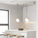 Ver imagem 6 de Luminária Pendente Jabuticaba 45cm Angular Globo Vidro 15cm Teto Gimpo Kjdd-e-059-12:dourado