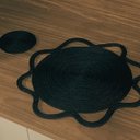 Ver imagem 5 de Kit 4 Sousplat Serena Corda Náutica Mesa Posta Jantar Festa - Preto