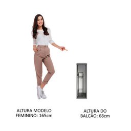 Balcão Porta-Temperos 20cm Suspenso Nice Madesa - 5 Balcão Porta-Temperos 20cm Suspenso Nice Madesa - 5