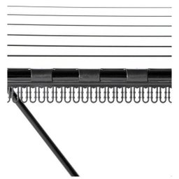 Varal de Chão Bari com Abas - Aço - Black - Secalux - 5