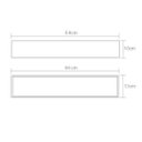 Ver imagem 2 de Plafon Madeira Wood Retângular 60x10cm - 1 ou 2 Luzes G12 - Freijó