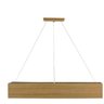 Pendente Madeira Wood Retângular 60x10cm- 1 ou 2 Luzes G12 - Freijó - 3