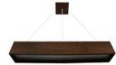 Ver imagem 3 de Pendente Madeira Wood Retângular 60x10cm- 1 ou 2 Luzes G12 - Málaga