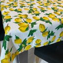 Ver imagem 5 de Toalha de Mesa Redonda em Jacquard Limão Siciliano Funco Branco - 1,40M