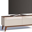 Ver imagem 2 de Rack Classic 146cm 2 Gavetas Off White Freijó Imcal