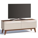 Ver imagem 1 de Rack Classic 146cm 2 Gavetas Off White Freijó Imcal