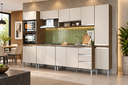 Ver imagem 4 de Cozinha Modulada Athena 6 Peças com Balcão Torre e Paneleiro