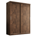 Ver imagem 7 de Guarda-roupa Solteiro Roma 2 Portas Corre 2 Gavetas Chocolate