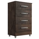 Ver imagem 5 de Cômoda Flavia 4 Gavetas - Chocolate