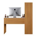 Ver imagem 5 de Conjunto para Escritório com Mesa Nt2105 e Armário Nt4040 Freijó/off White Notável Freijó Trend