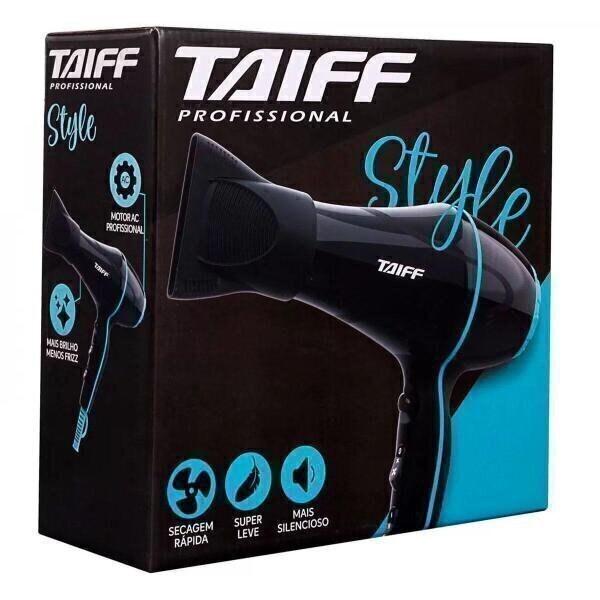 Taiff Secador De Cabelo Style Ion Profissional 2000w - Cores Cor Preto 220v