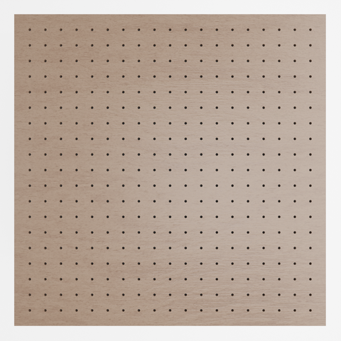 Painel Acústico Absorvedor Decorativo Skal07 60x60mm Maestra:nogal