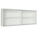 Ver imagem 1 de Armário Aéreo Madesa 2 Portas de Correr de Vidro para Cozinhas Glamy, Lux e Reims Branco