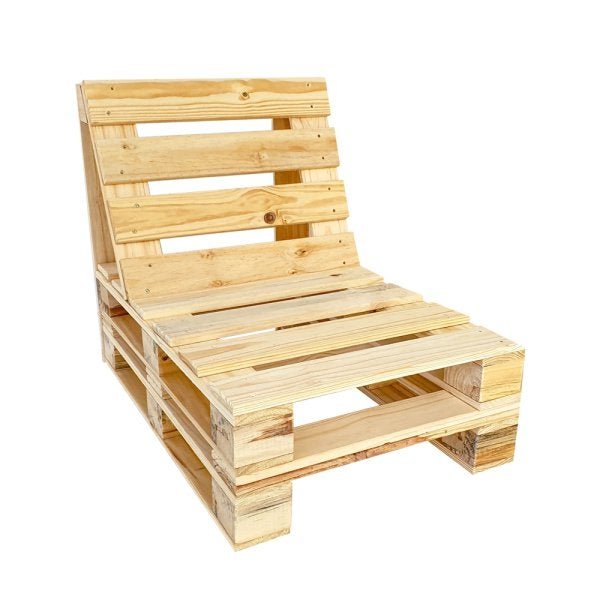 Sofá de Pallet Pequeno Ideal para Sacada