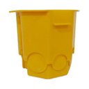 Ver imagem 3 de Kit 30 Caixa Luz Plást Sextavada Dupla Fundo Fixo Amarela 3"