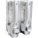 Ver imagem 2 de Dispenser Duplo Sabao Sabonete Acool em Gel Kit 13 Uni Shampoo Liquido Hotel Shopping