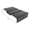 Ver imagem 2 de Sofá Cama Domus Bella 2 Lugares 113cm Cinza Suede Matrix Conforto Assento D20