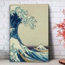 Ver imagem 1 de Placa Decorativa Ondas Pintura Japonesa-30X45Cm