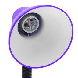 Luminária de Mesa com Presilha Cor Roxa Bivolt Lk-777 - 3