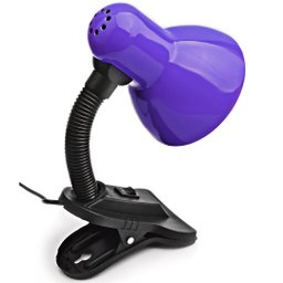 Luminária de Mesa com Presilha Cor Roxa Bivolt Lk-777 - 2