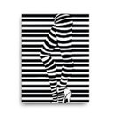 Ver imagem 2 de Quadro Decorativo Canvas Perna Zebrada 136x86cm