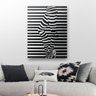 Quadro Decorativo Canvas Perna Zebrada 136x86cm - 1