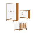 Ver imagem 1 de Jogo de Quarto para Bebe Completo 4 Portas Flip Branco com Savana